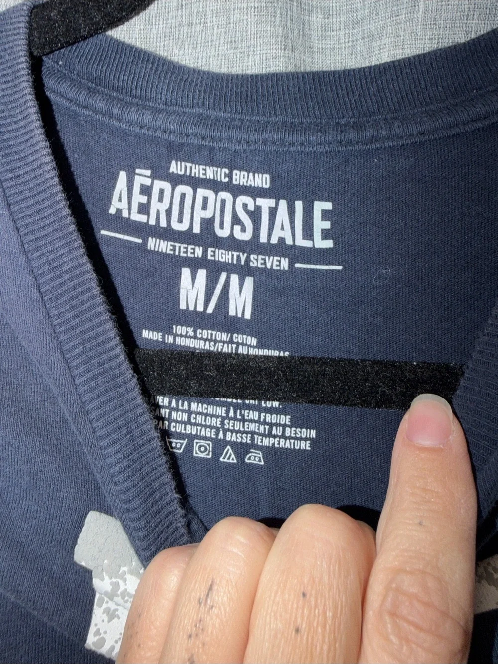 Aeropostale Vintage Men's Navy Graphic T‑Shirt M